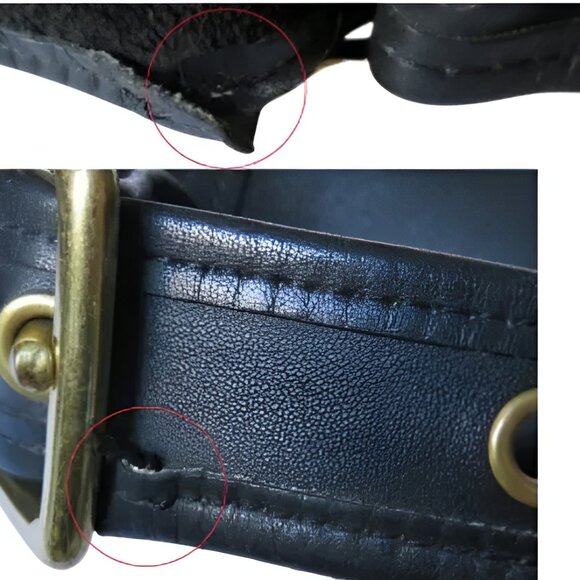 VINTAGE COACH PATRICIA LEGAC FLAP BLACK LEATHER CROSSBODY SHOULDER HANDBAG - Picture 7 of 8